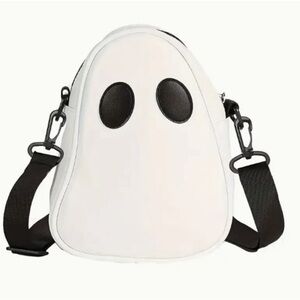 NEW White Ghost Crossbody Bag with Detachable Strap